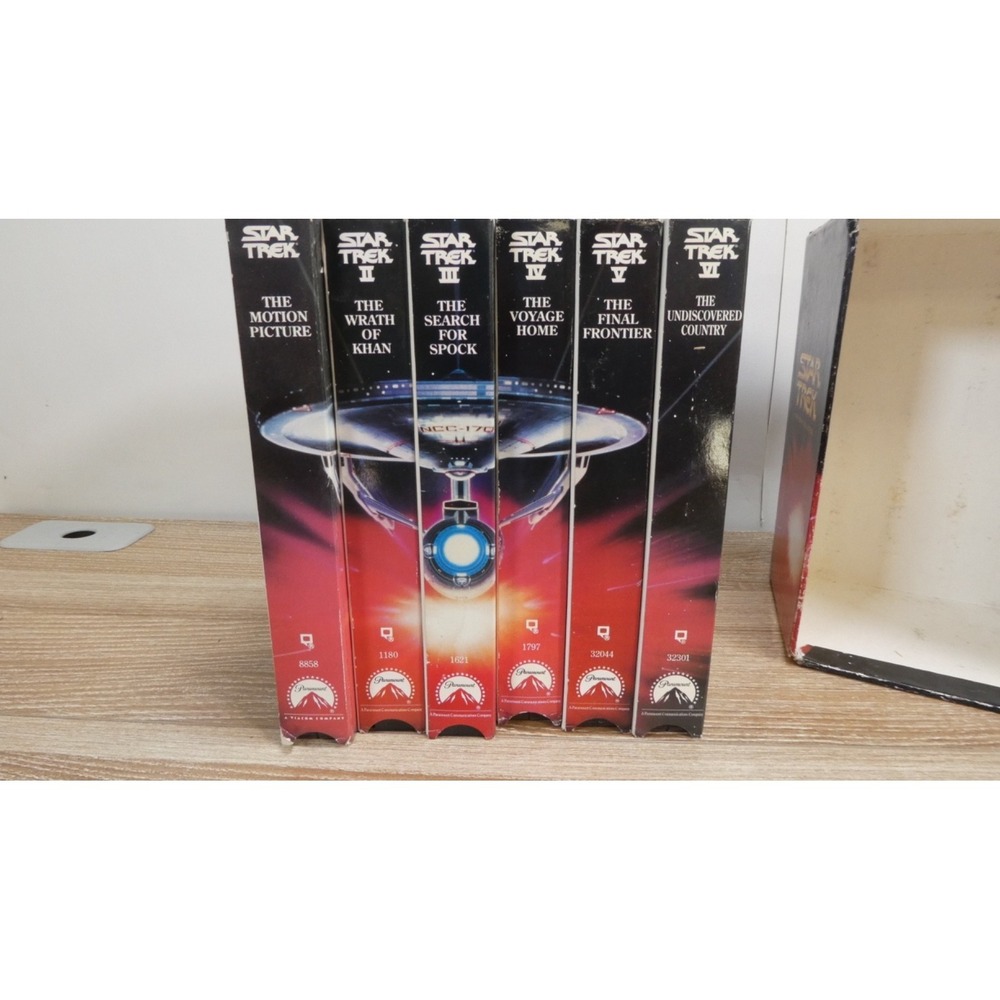 Star Trek - The Movie Collection (VHS, 1993, 6-Tape Set)